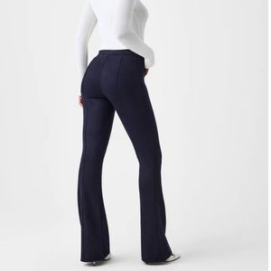 Spanx NWT Faux Suede Flare Pants